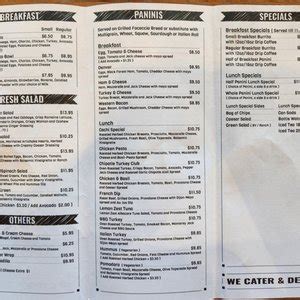 cachi cafe menu.